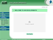 Tablet Screenshot of kmdevs.co.uk